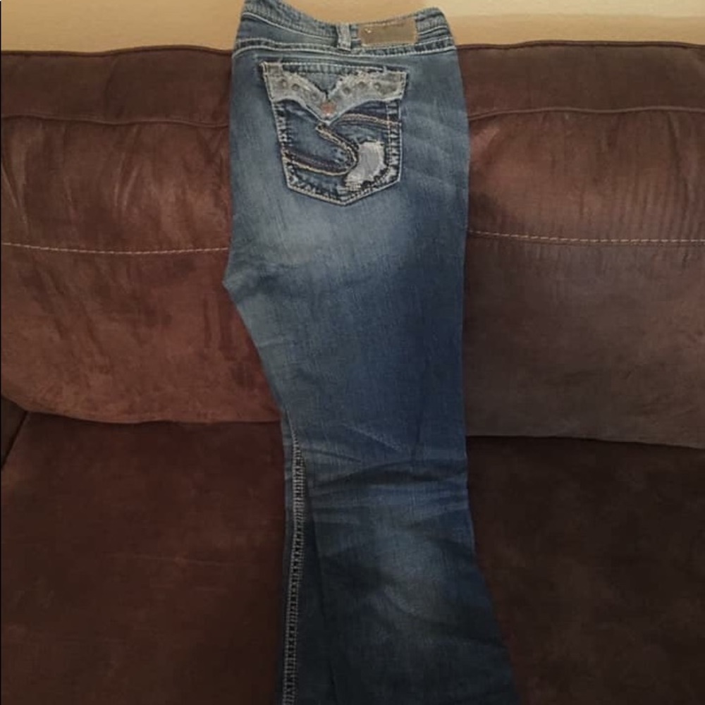 Silver jeans